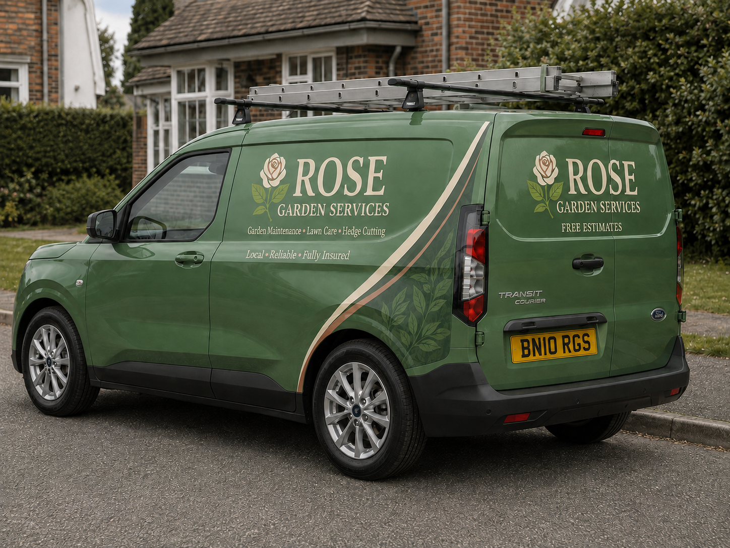 Rose Garden Services green van